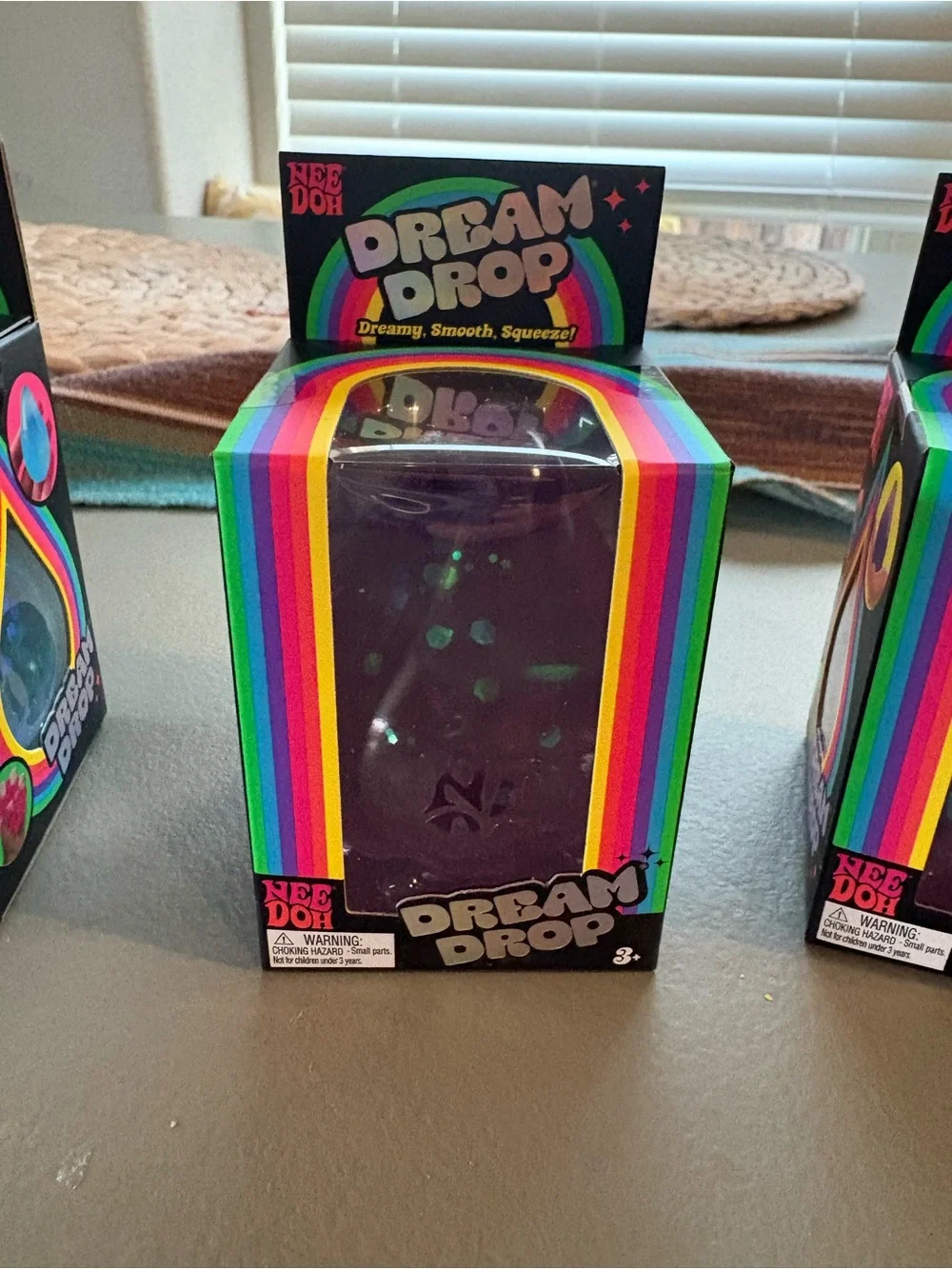 Dream Drop Purple Stress Squeeze Toy